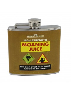 Ministry of Chaps Hipflask 5oz Moaning Juice Ministry of Chaps Hipflask 5oz Moaning Juice